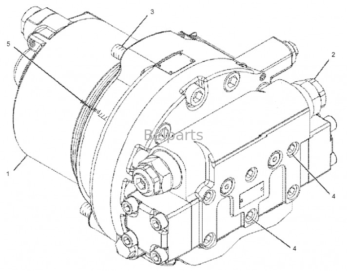 Ausgrabungsmaschine Reisemotor Assy E325 E329D Endantrieb Assy 2042674 199-4521 227-6138 227-6116 267-6796