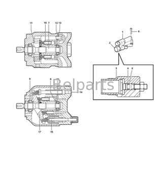 VOE 11708076 Baggersteuerung Vavle A35F FS A35F/G A35F/G FS A40F FS A40F/G A40F/G FS für den Akkulierungs-Dump Truck