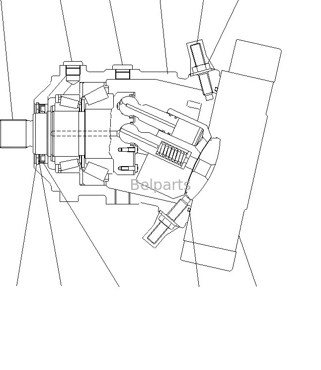 Komatsu Bagger Reisemotor 416-18-31701 WA150-5