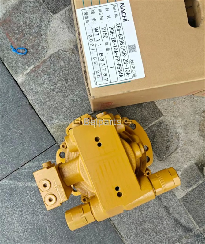 PCR-2B-10A-FP-8584A Nachi Schwenkmotor für Caterpillar CAT 304 304CR Bagger Teil 266-6396 265-8752 2666396 2658752 Hydraulik-Drehmotor Gerät
