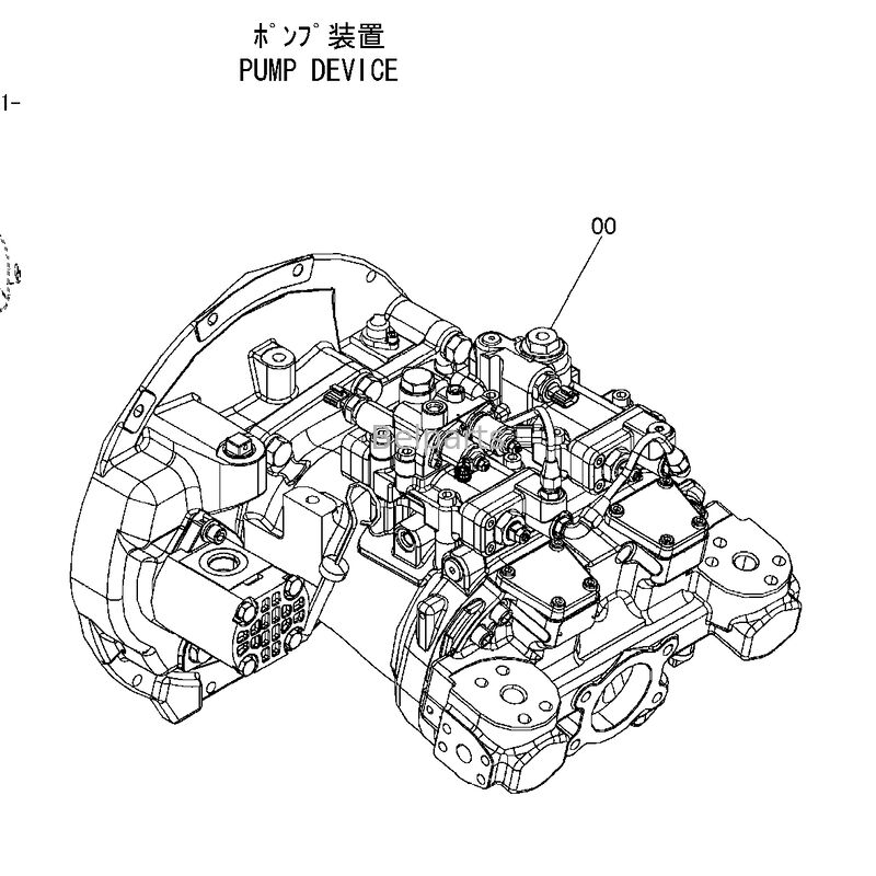 ZX200-3 ZX210-3 ZX230-3 ZX240-3 ZX250-3 Haupthydraulische Pumpe für Hitachi Bagger Ersatzteile 9262319 9262320 9191165 9195236 9256125 9257348 HPV118 Kolbenpumpe