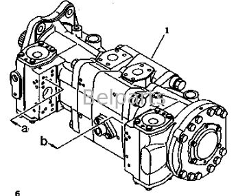 Haupt Hydraulikpumpe für KOMATSU PC1000-1 PC1000LC-1 PC1000SE-1 PC1000SP-1 Baggerteile Kolbenpumpe 708-27-01080 708-27-02060 708-27-01090