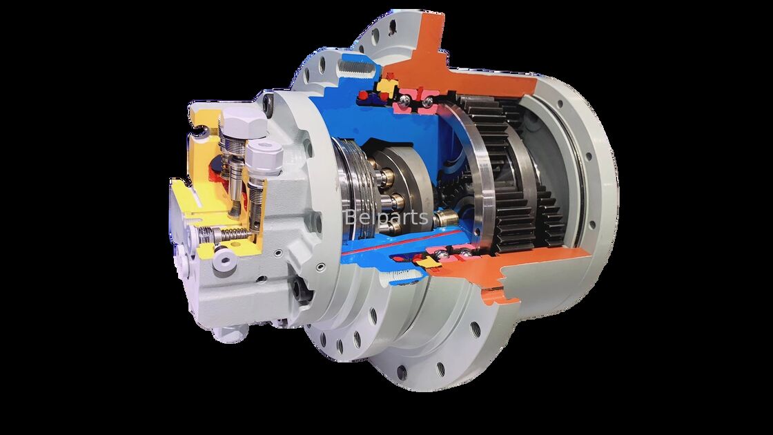 Endantrieb für PC650-1 KOMATSU Bagger Teile 209-27-00043 209-27-00042 209-27-00041 209-27-00040 Hydraulikantrieb Fahrermotor Untersetzungsgetriebe