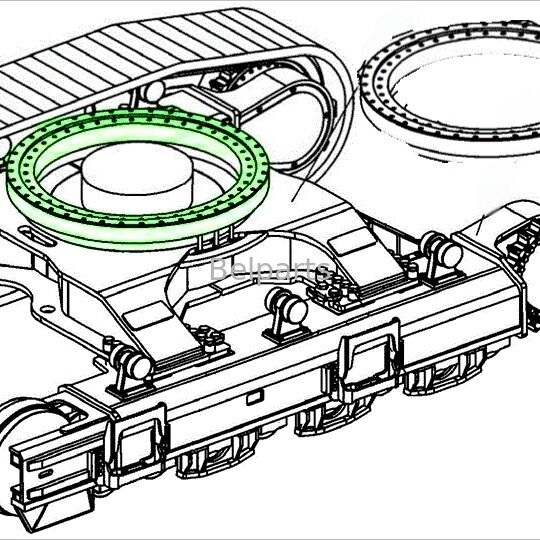 U27-4 Schwenklager für Kubota Bagger Ersatzteile RH418-19110 Schleifring Schwingkreis OEM