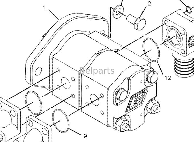 Hydraulische Hauptpumpe CAT 300.9D für Bagger-Reparaturteile 372-5999 448-4184