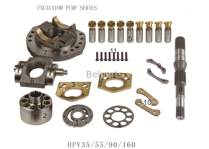 705-56-24080 Hydraulikmotor-Reparatur-Teile Bagger-Spare Partss HPV35/55/90/160