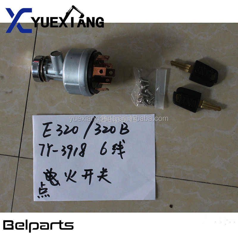 Belparts-Bagger 307 308C 312 320 elektrische 6 Linien 320C schalten Zündungs-Starter des Gruppen-Hitze-Anfangse320b E320C 7Y-3918