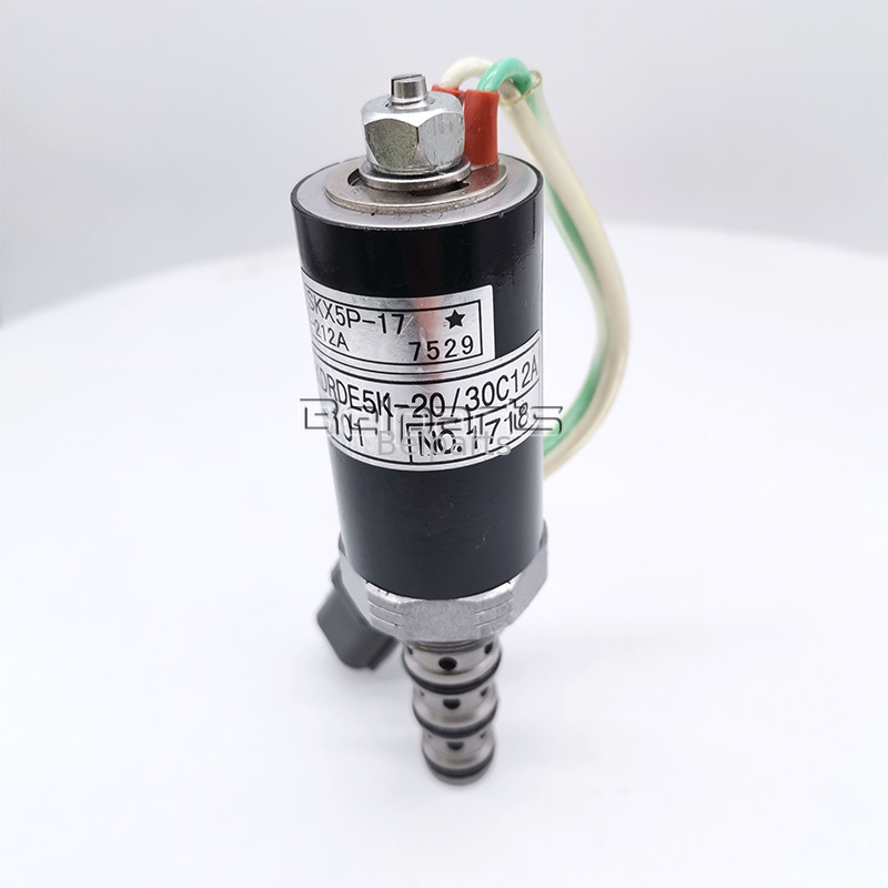 Kleines pumpen-Magnetventil Hydraulikbagger-Parts SK200-5 12A-101 12A-111 G24D12 G24Y12 Haupt